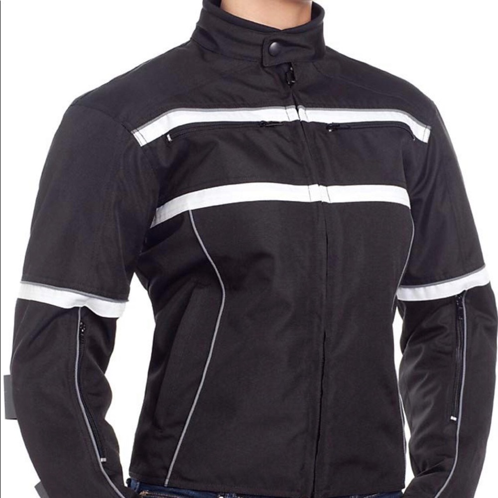 Women waterproof textile jacket